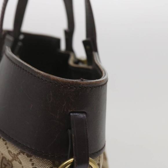 GUCCI GG Canvas Hand Bag Beige 106251 Auth ep3361 - Picture 5 of 16